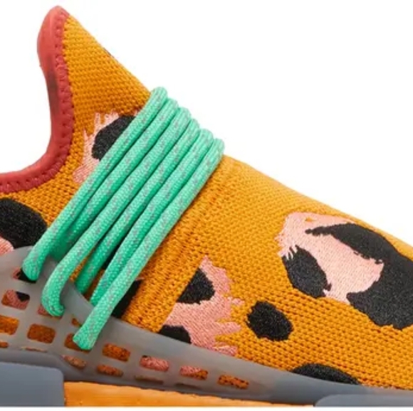 Adidas Pharrell Williams Human Race NMD Animal Print Peach & Orange Sneakers.nwt - Picture 13 of 15